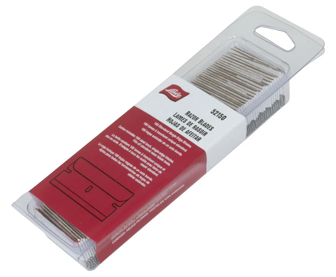 52150 – LISLE Razor Blade, Fits All Standard Razor Blade Tools Single Edge Stainless Steel Set Of 100